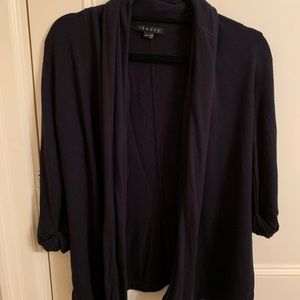 Theory Black Sweater Jacket